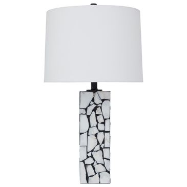 Ashley Macaria Table Lamp in White and Black, , large