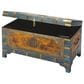 Butler Nador Storage Trunk in Blue and Gold, , large