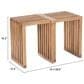 Zuo Modern Riviera Patio Extendable Stool in Natural (Set of 2), , large
