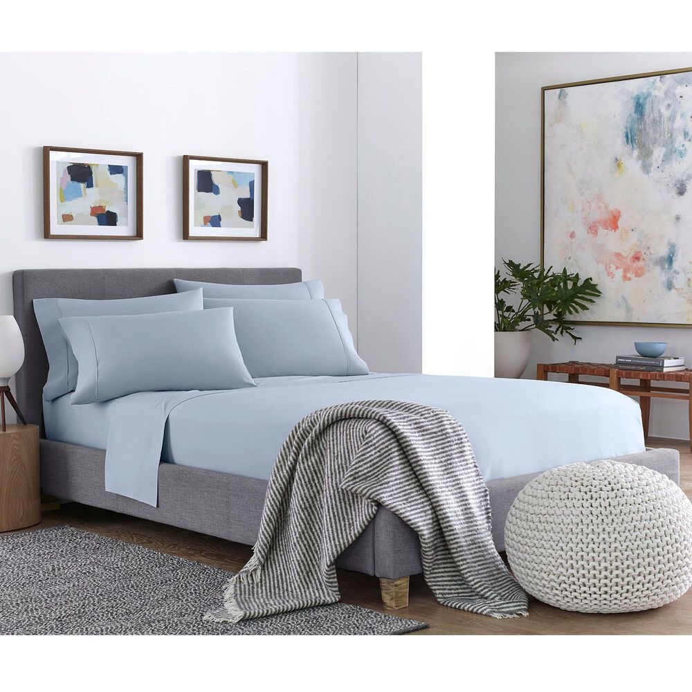 Sanders Collection Ultraweave 6-Piece King Sheet Set in Ice Blue, , large