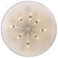 Golden Lighting Alison 8-Light Pendant with Weathered Black Shade in Vintage Gold, , large