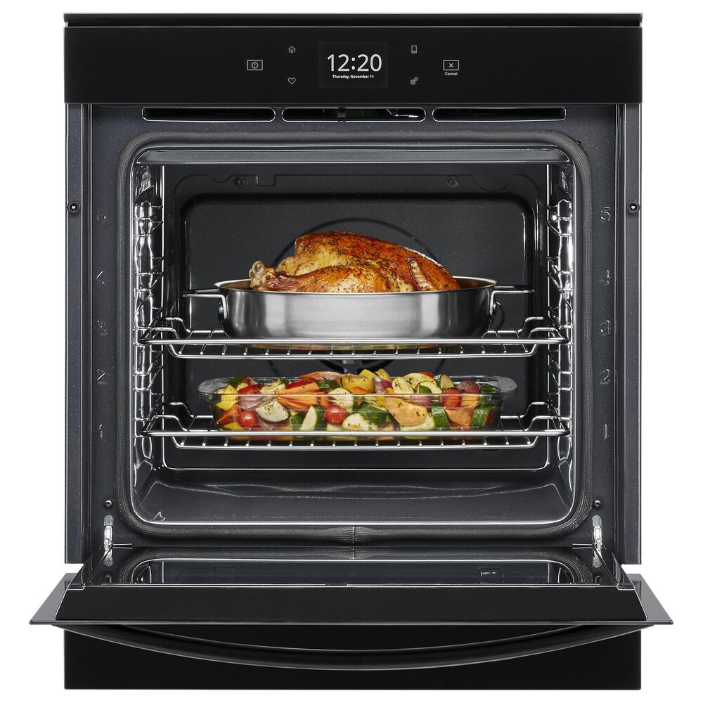 Whirlpool 24&quot; Single Electric Wall Oven with Convection in Black, , large