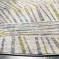 Safavieh Skyler SKY191G 6"7" Round Grey and Green Area Rug, , large