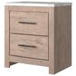 Ashley Senniberg 4-Piece Full Panel Bed Set in Light Brown and White, , large