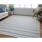 Feizy Duprine 4" x 6" Gray Area Rug, , large