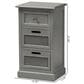 Baxton Studio Sheldon End Table in Grey, , large