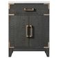 Lexora Home Laurel 24" Single Bathroom Vanity in Black Oak with White Acrylic Top and Rectangular Sink, , large