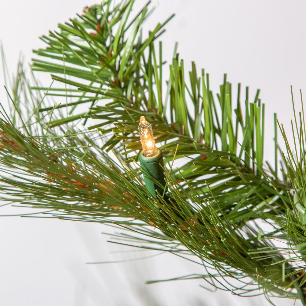 The Gerson Company 7.5&#39; Charleston Pre-Lit Artificial Christmas Tree in Green, , large