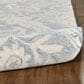Feizy Belfort Floral 5" x 8" Blue and Gray Area Rug, , large