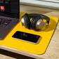 Mobile Pixels Desk Mat in Racing Yellow, , large