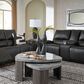 Ashley Glossmore Manual Reclining Loveseat in Black, , large