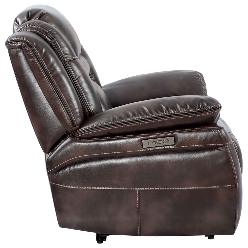 Steve Silver Oportuna Dual-Power Recliner in Coffee, , large
