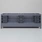 Lexora Home Jacques 84" Double Bathroom Vanity in Dark Grey with 2 cm White Quartz Top and Rectangular Sinks, , large