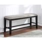 Steve Silver Halle 6-Piece Counter Height Dining Set in Ebony and Honey, , large