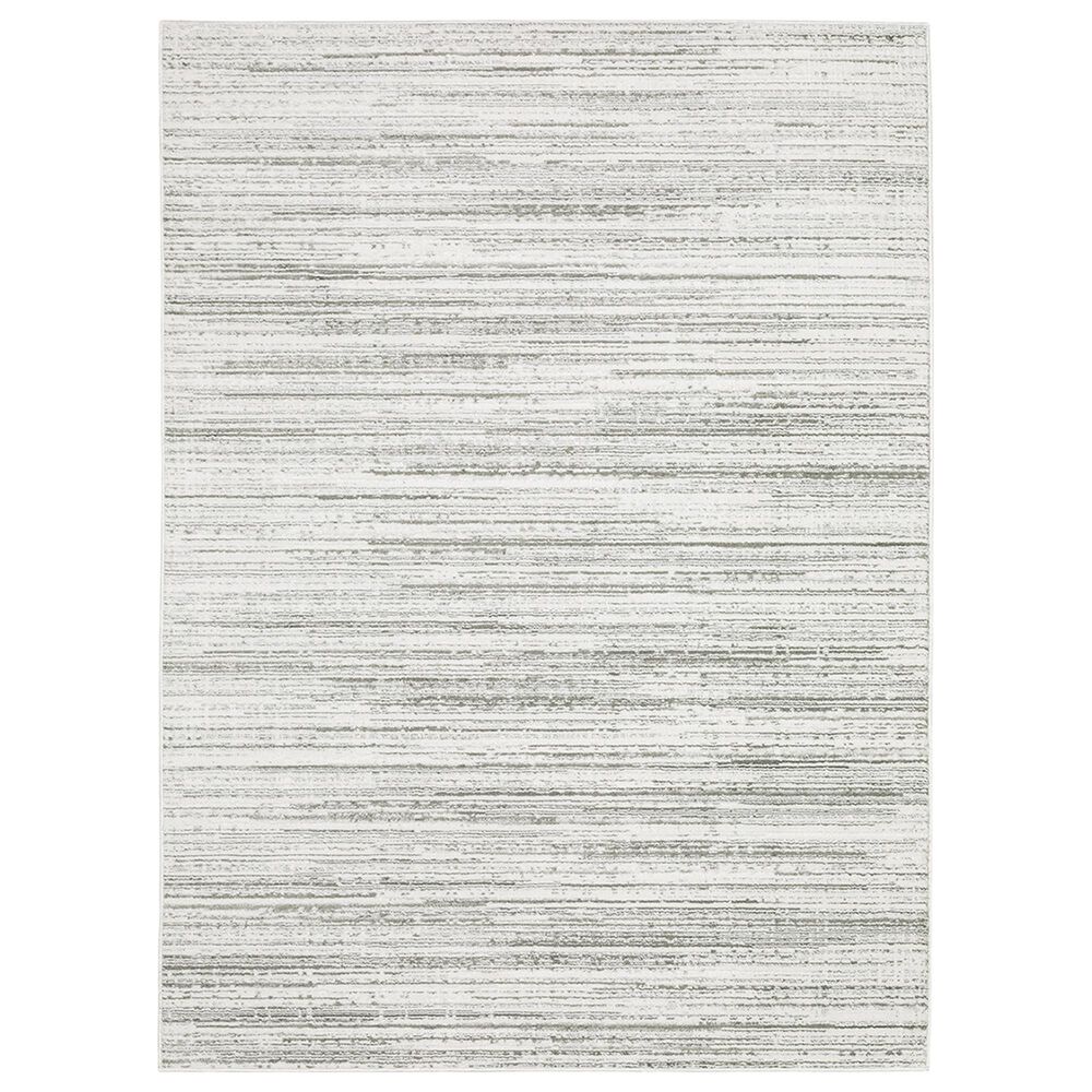 Oriental Weavers Montecito Abstract 2"3" x 7"6" White Runner, , large