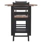 Linon Home Decor Colm 3-Piece Counter Set in Warm Brown and Black, , large
