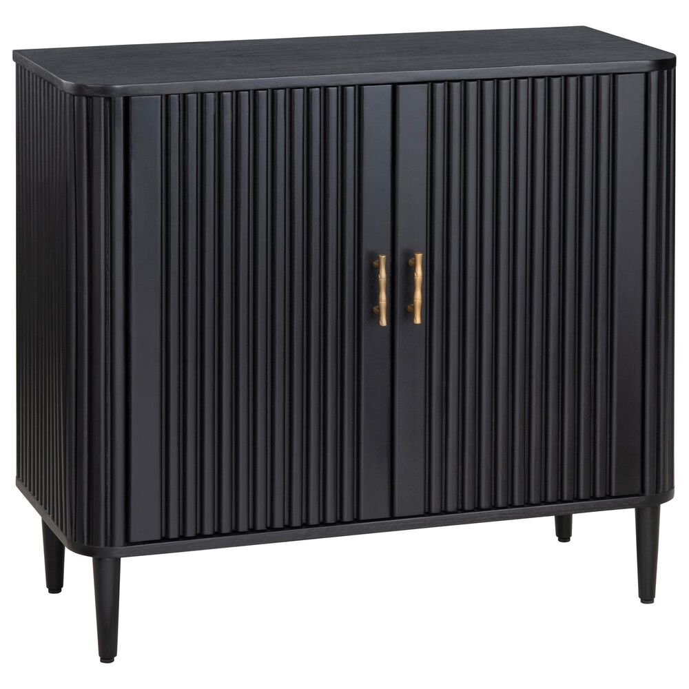 Crestview Collection Camden 2-Door Cabinet in Black, , large