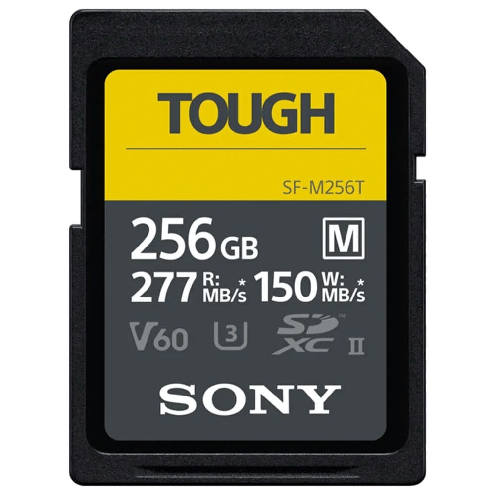 Sony 128GB SF-M Tough Series UHS-II SDXC Memory Card in Black, , large