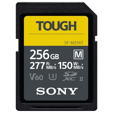 Sony 128GB SF-M Tough Series UHS-II SDXC Memory Card in Black, , large