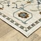 Oriental Weavers Ellington 9"10" x 12"10" Blue and Ivory Area Rug, , large