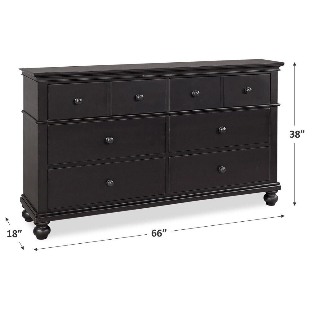 Riva Ridge Oxford 6-Drawer Dresser in Rubbed Black, , large