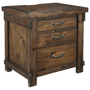 Signature Design by Ashley Lakeleigh 3 Drawer Nightstand in Brown, , large