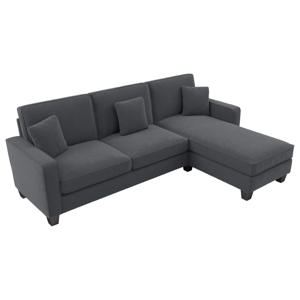 Bush Stockton 4-Piece Living Room Set with Chaise Lounge in Dark Gray, , large