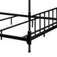 Furniture of America Elliot King Canopy Bed in Black, , large