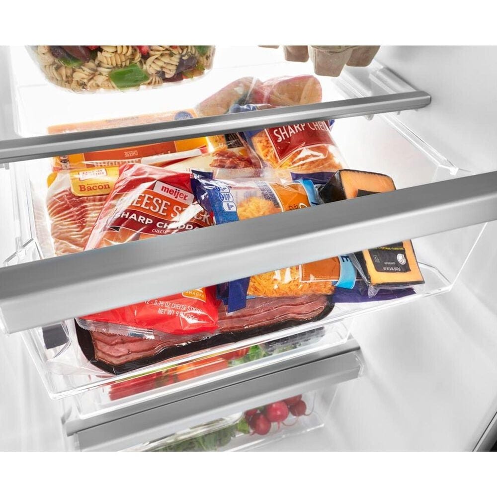 Whirlpool 24.6 Cu. Ft. 36&quot; Wide Side-by-Side Refrigerator in Fingerprint Resistant Stainless Steel, , large