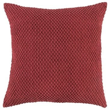 Rizzy Home 20" Poly Filled Pillow in Deep Merlot, , large