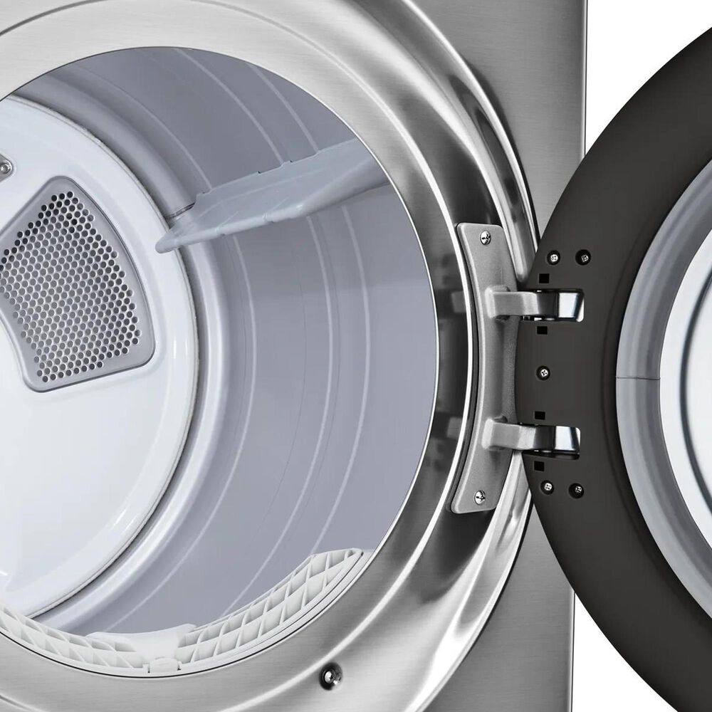 LG 7.4 Cu. Ft. Smart Front Load Gas Dryer with TurboSteam in Graphite Steel, , large