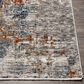 Surya Cardiff CDF-2305 Medium Gray, Light Blue, Mustard, Dark Blue, Dusty Pink and Rust 2" x 2"11" Area Rug, , large
