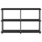 HOMLUX Turn-N-Tube 3-Tier Double Size Storage Display Rack in Black and Grey, , large