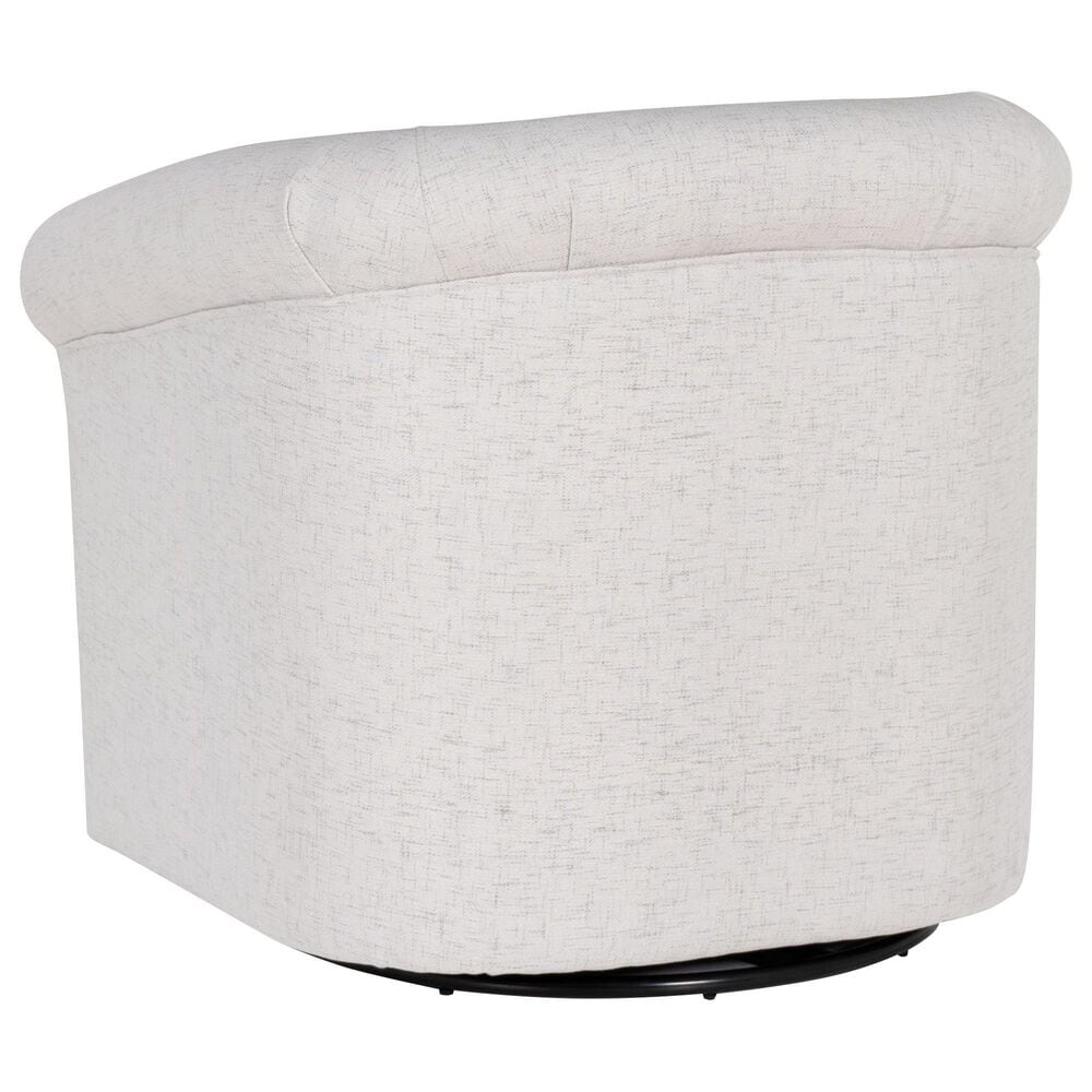 Linon Home Decor Bonnie Swivel Chair in Bone, , large