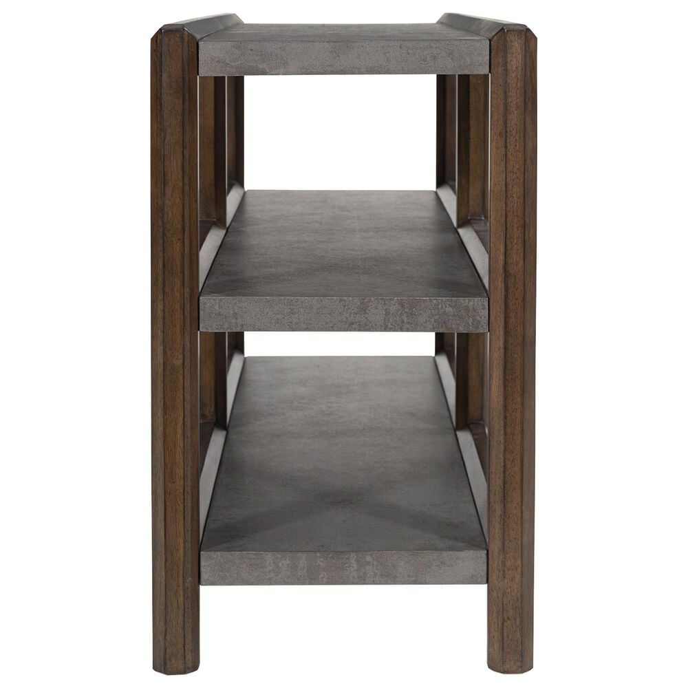 Ashley Kallenny Sofa Table in Dark Brown and Gray, , large