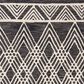 Safavieh Micro-Loop MLP155H 2"3" x 7" Charcoal and Ivory Runner, , large
