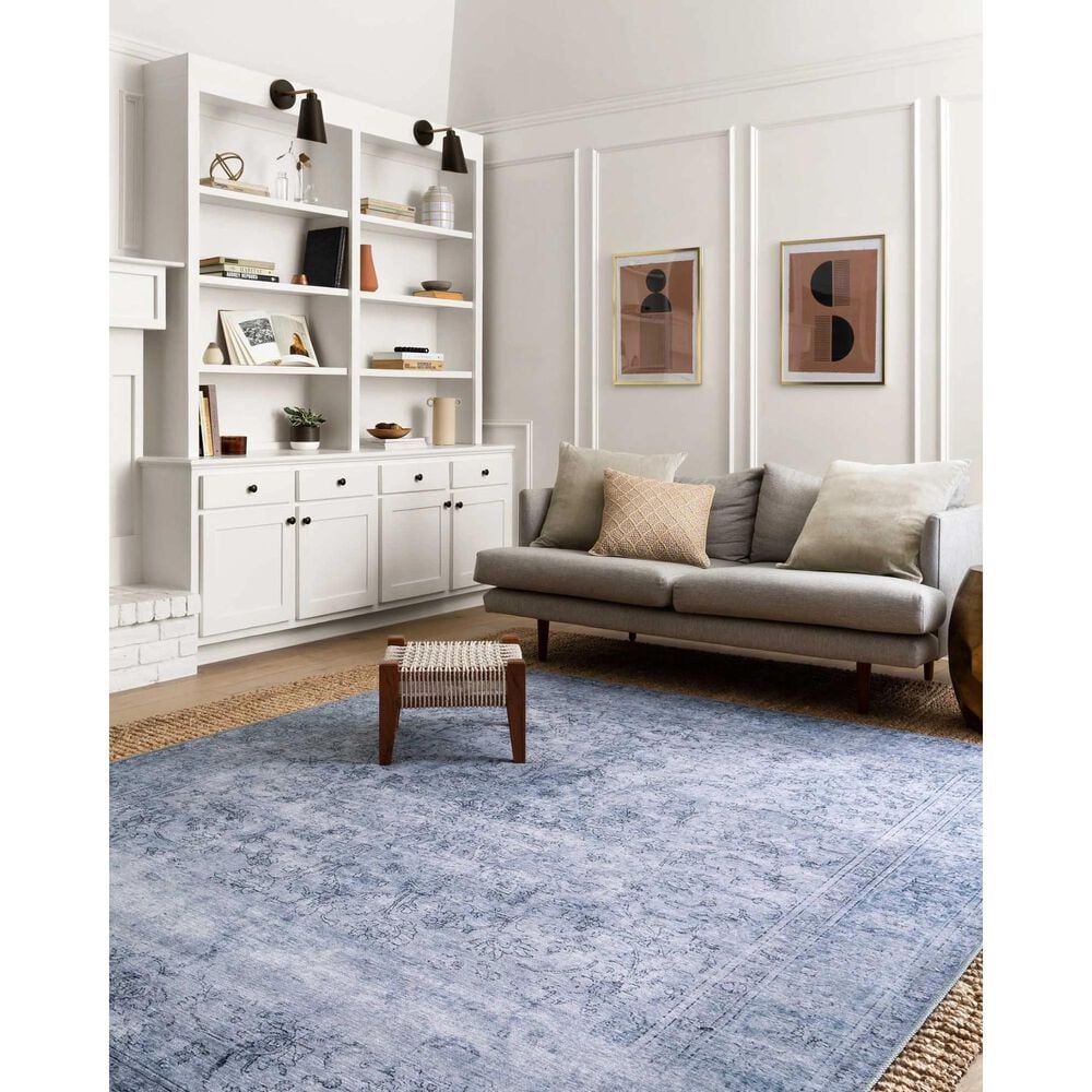 Loloi Loren LQ-09 5&#39; x 7&#39;6&quot; Slate Area Rug, , large