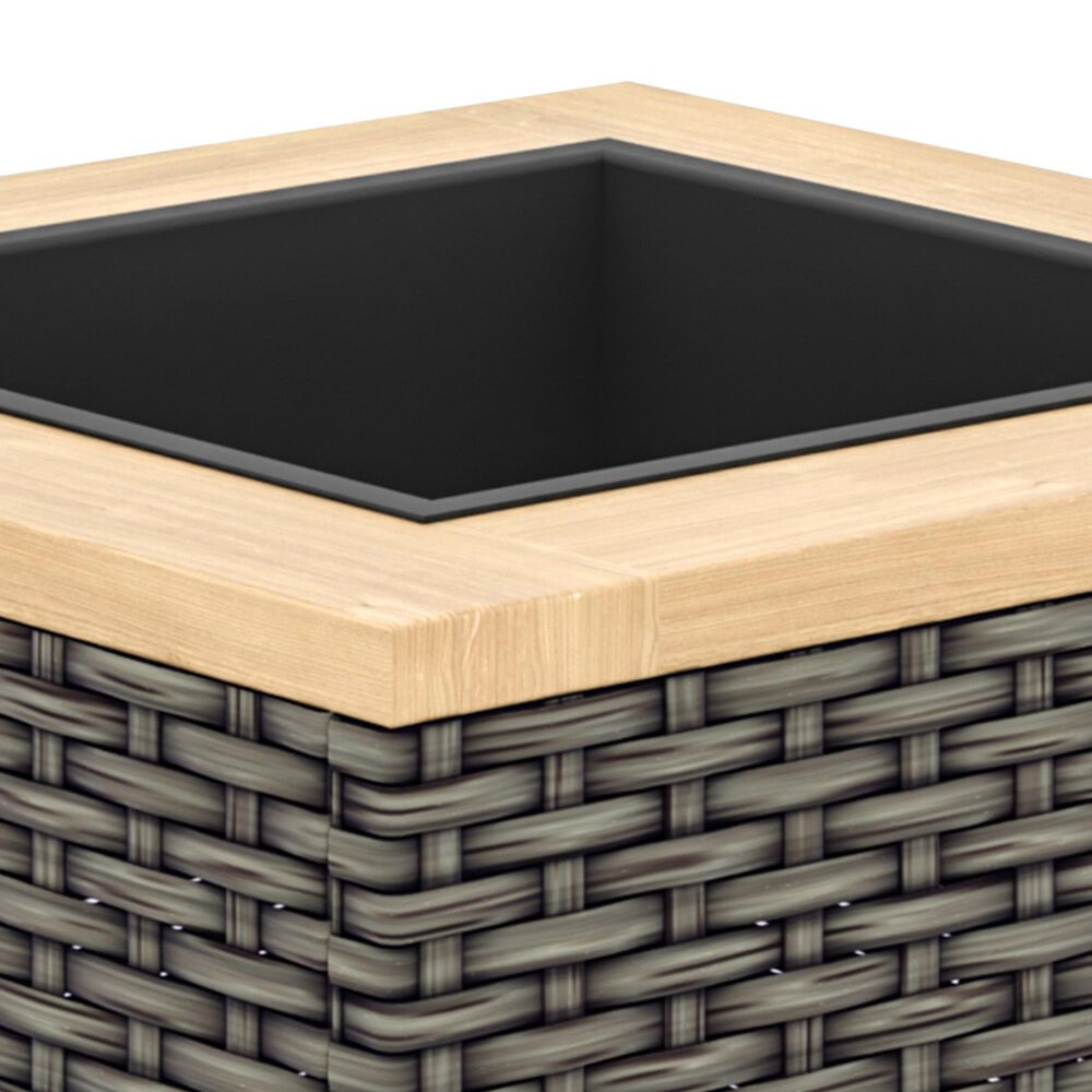 Homestyles Boca Raton Patio Planter in Brown and Gray, , large