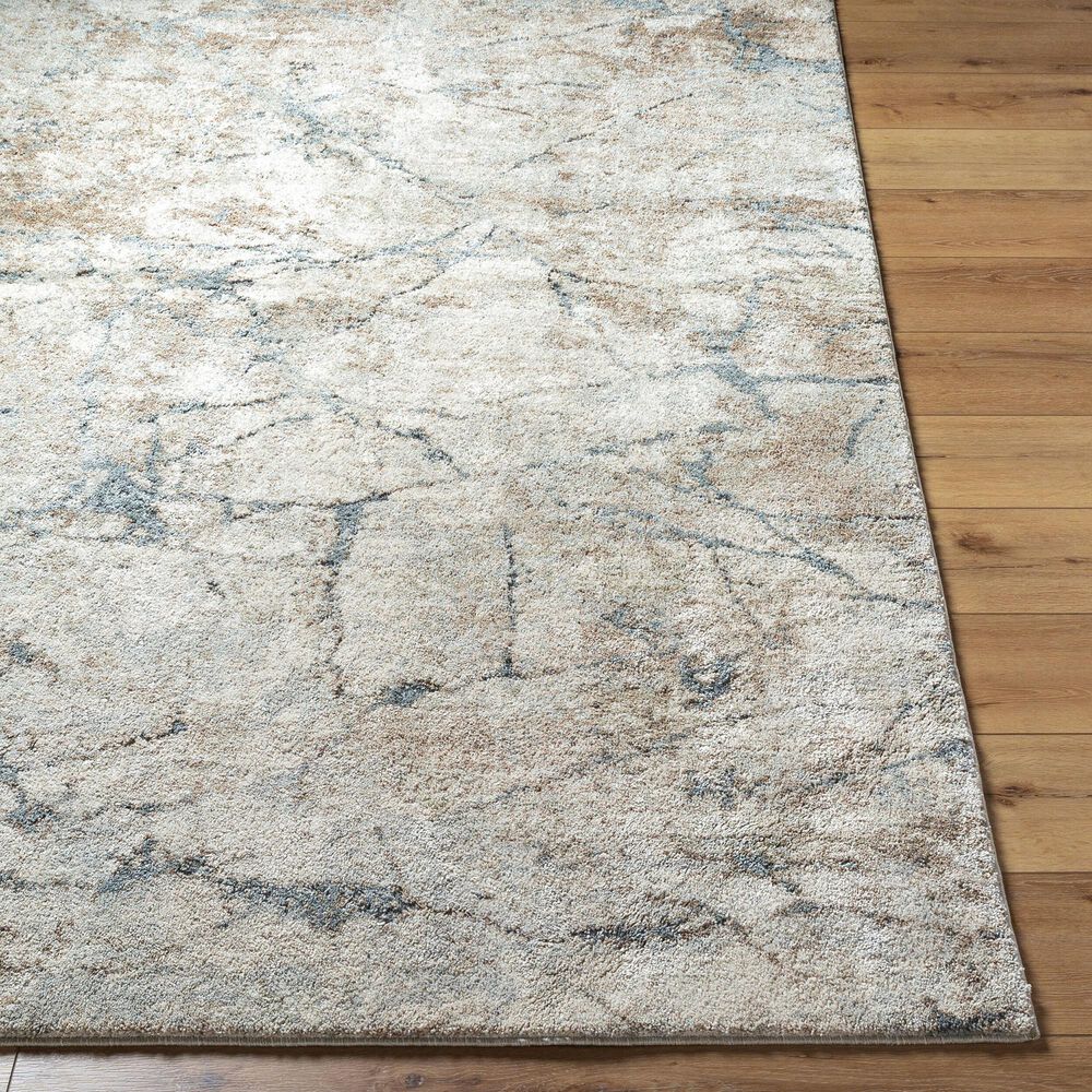 Surya Avellino 9&#39;2&quot; x 12&#39; Light Beige, Light Gray, Pale Blue, Tan, Gray, Deep Teal and Light Olive Area Rug, , large