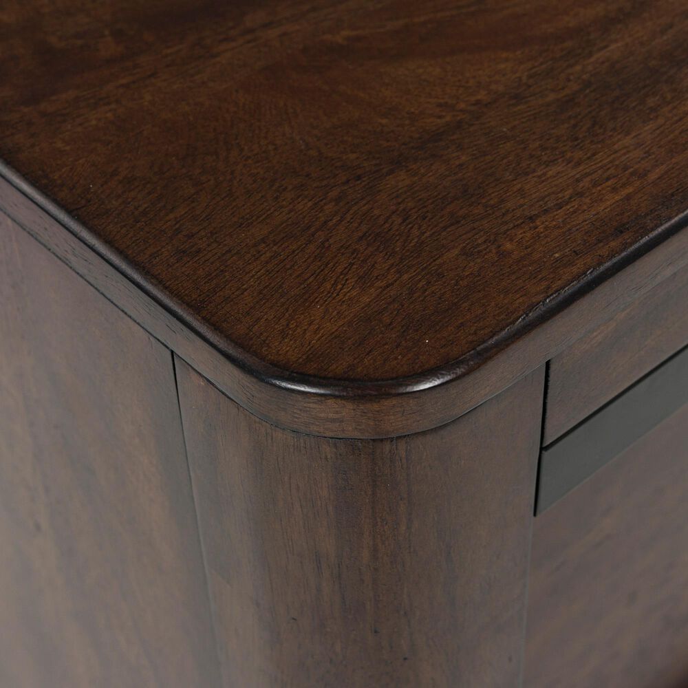 Millenium Dilenno 2 Ball Bearing Smooth Gliding Drawer Nightstand in Dark Brown, , large