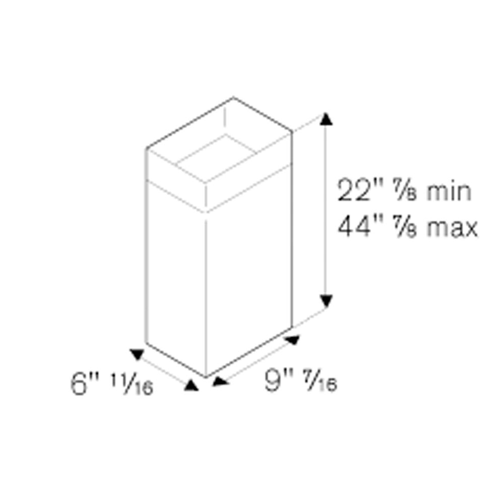 Bertazzoni Narrow Chimney Duct Cover in Stainless Steel, , large