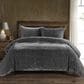 HiEnd Accents Stella 3-Piece Super King Duvet Set in Dark Slate, , large