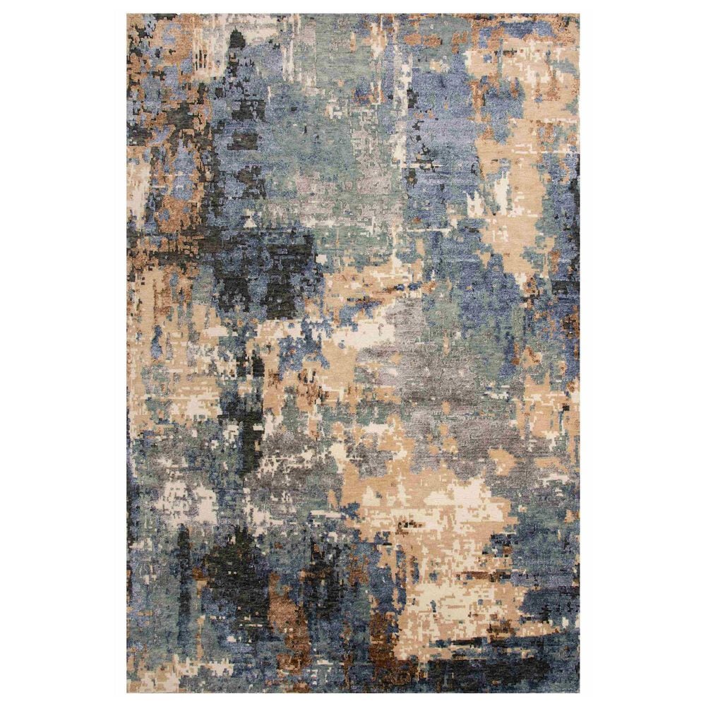 Rizzy Evolution EVO541 2" x 3" Gray and Multicolor Area Rug, , large