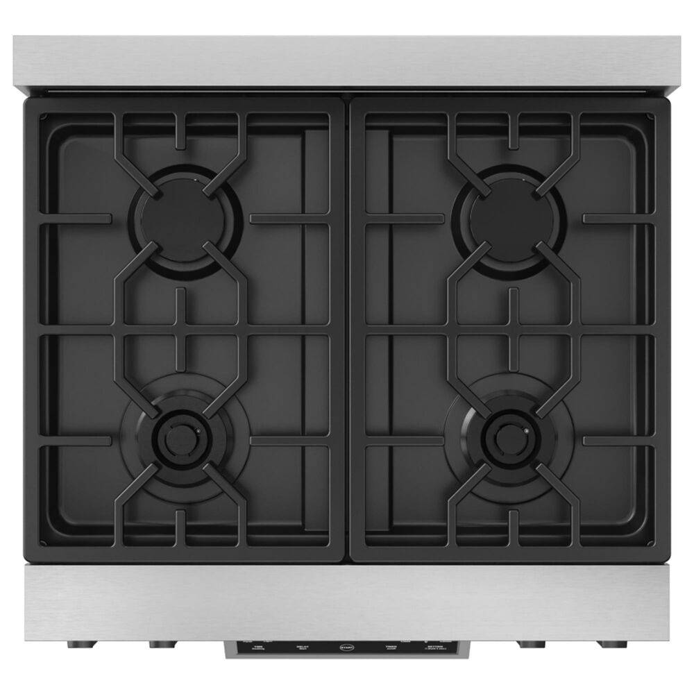 Thor Kitchen Gordon Ramsay 4.55 Cu. Ft. 30&quot; Professional Natural Gas Range with Black Handle Kit in Stainless Steel, , large