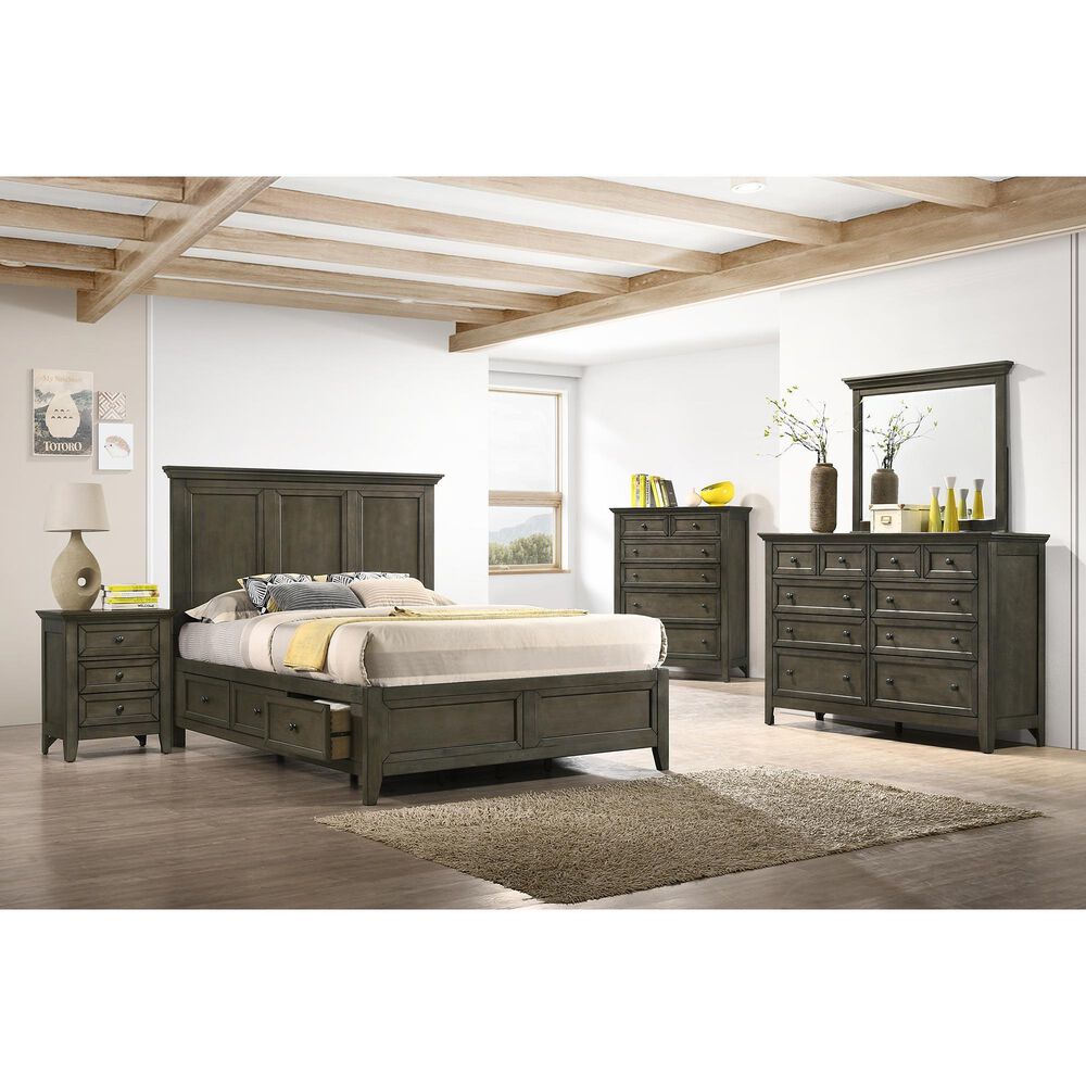 Hawthorne Furniture San Mateo 10 Drawer Dresser in Gray, , large
