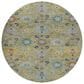 Dalyn Rug Company Silk Road Aloe, Sky, Ivory, Copper, Mocha and Gray 8" Round Area Rug, , large