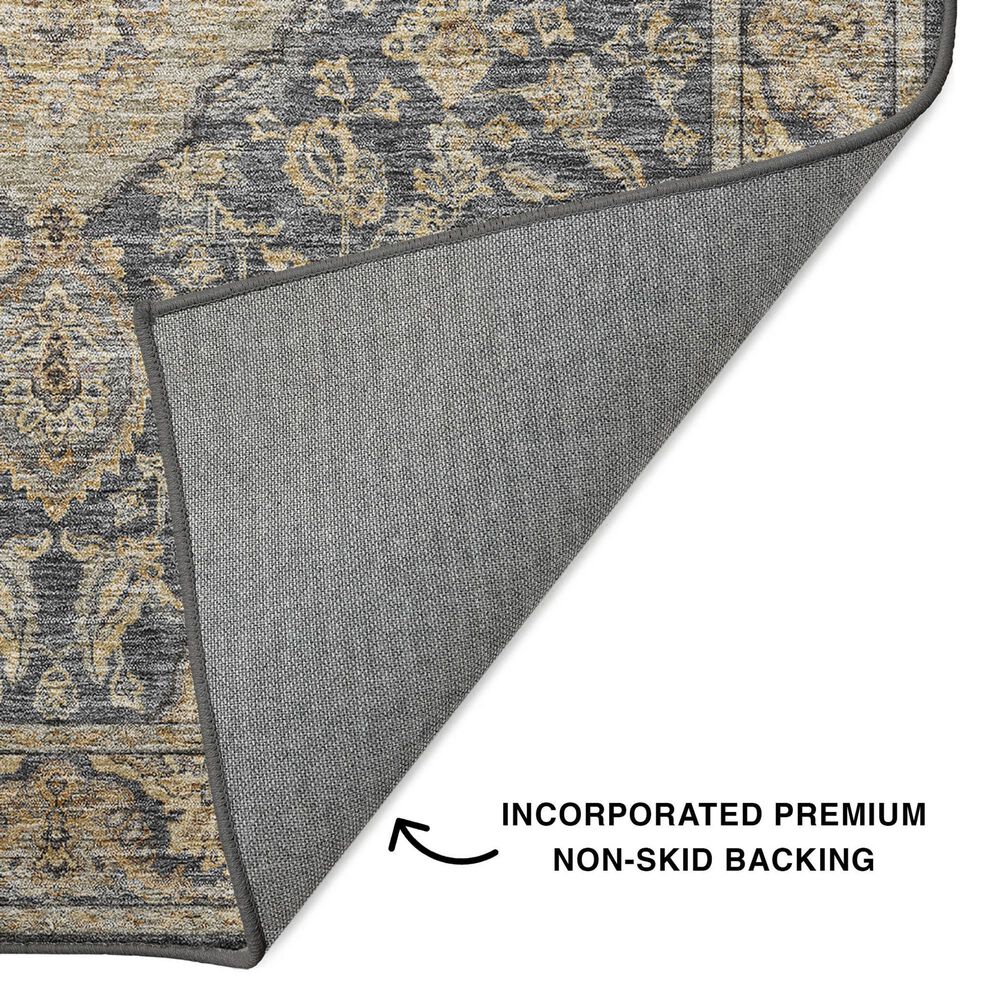 Dalyn Rug Company Hatay 5&#39; x 7&#39;6&quot; Charcoal Area Rug, , large