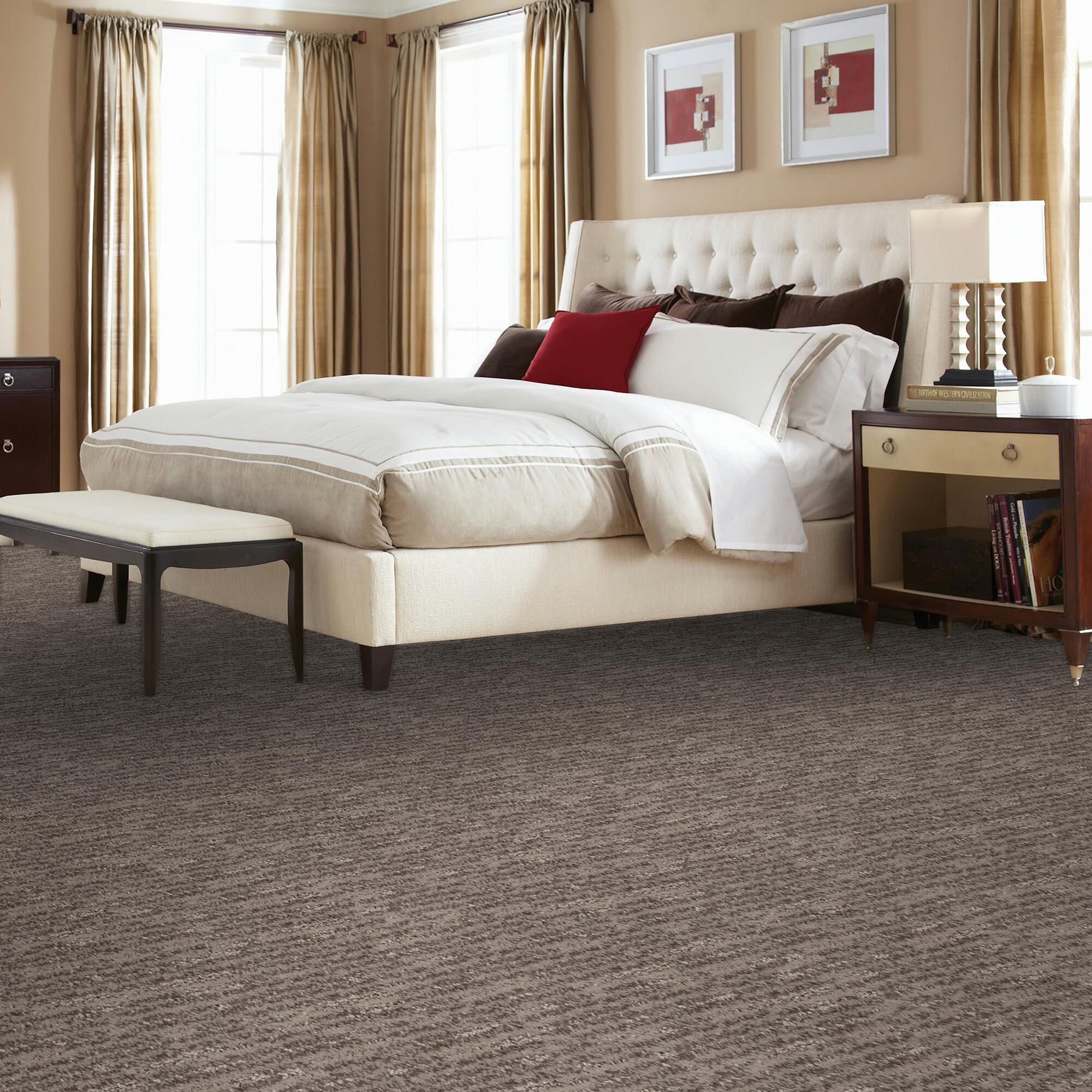 Mohawk Sculptured Touch II Carpet in Mink