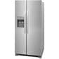 Frigidaire 3 Piece Kitchen Package with 22.3 Cu. Ft. 33" Standard Depth Side by Side Refrigerator, 30" Freestanding Gas Range with Quick Boil Burner, and 24" Built-In Dishwasher with MaxDry in Stainless Steel, , large