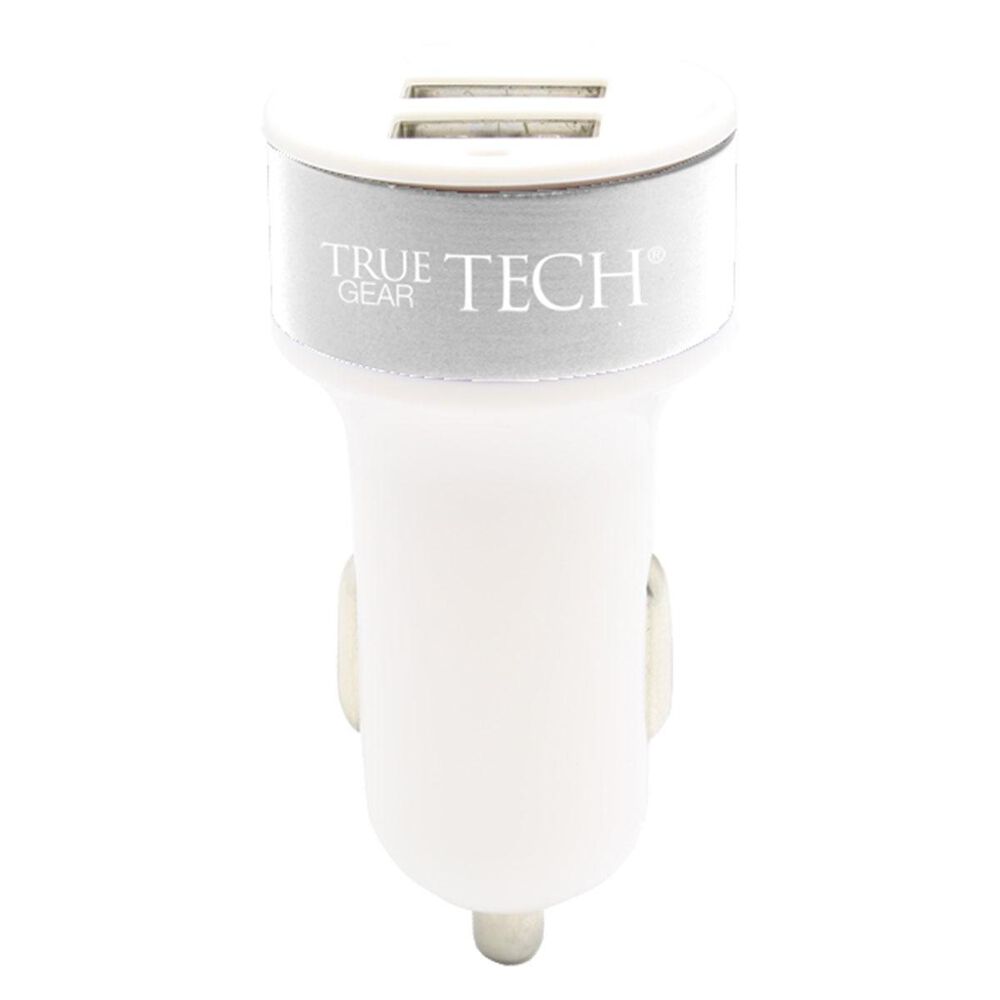 True Tech 2.1 Amp Dual USB Car Charger, , large